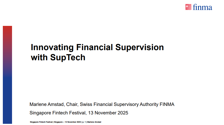 Innovating Financial Supervision with SupTech (Slides)