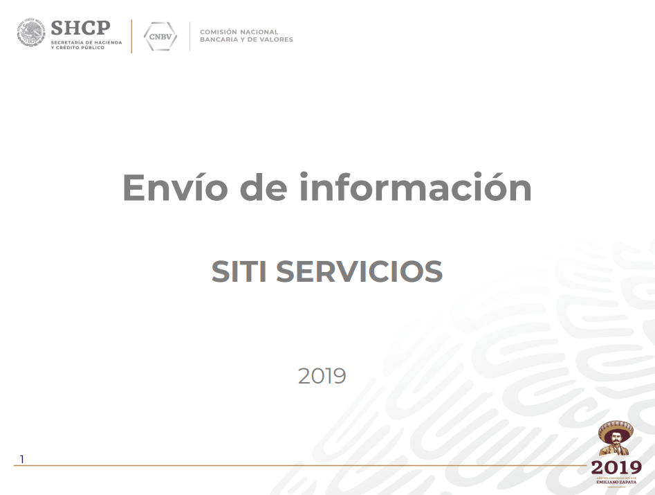 SITI Servicios – Envío de Información (SITIWEB 2019)