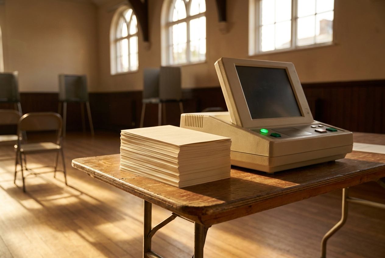 Why paper is considered state-of-the-art voting technology
