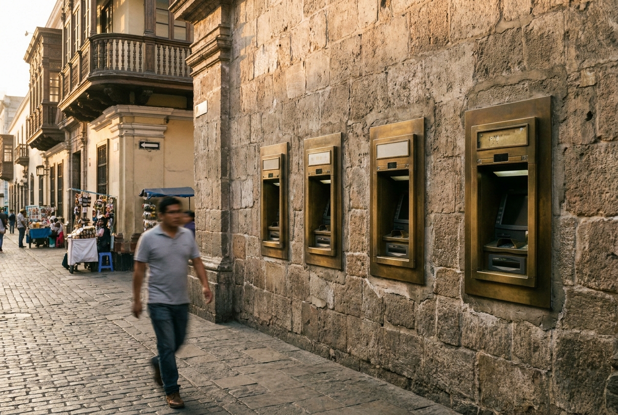 Cashless payment instruments, automatic teller machines, and virtual banking: value of operations in domestic currency (Millions of soles)