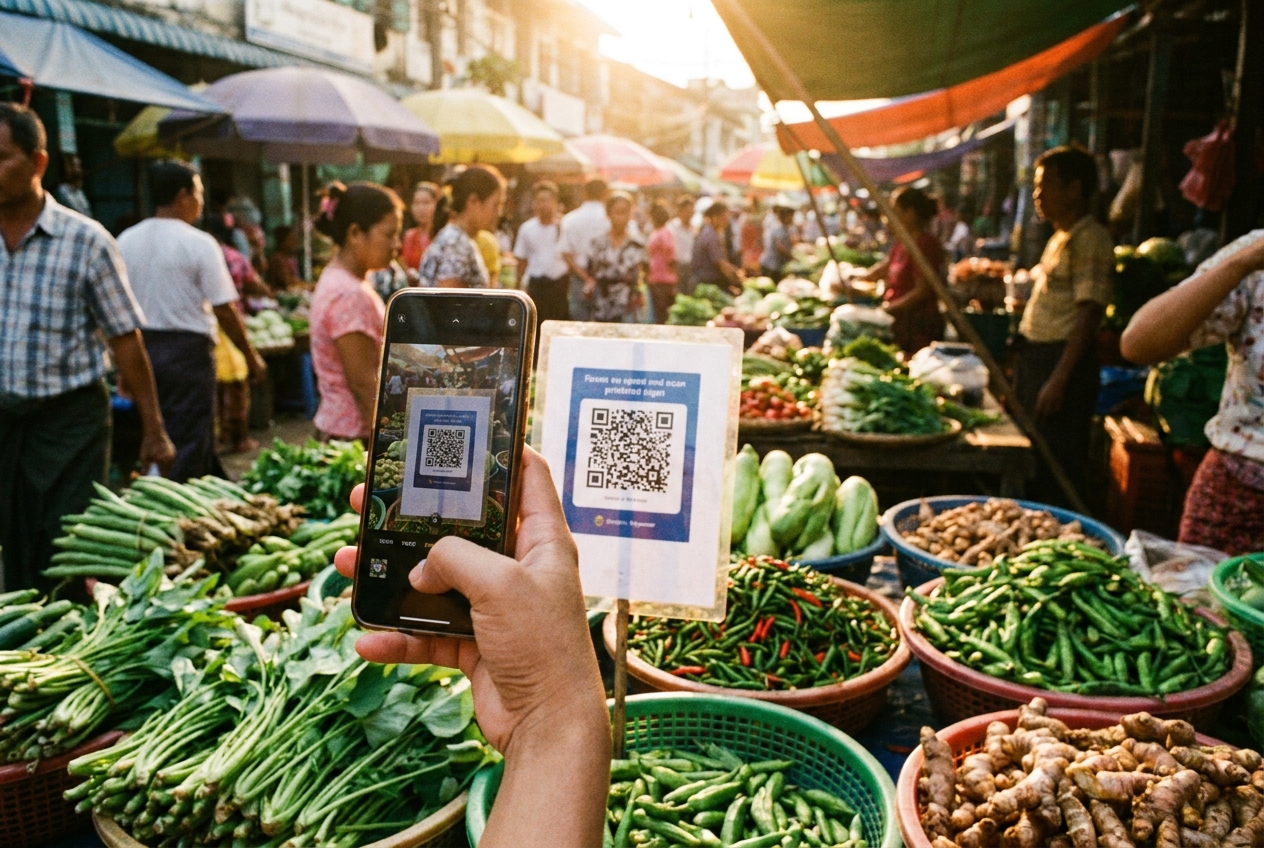 Myanmar Central Bank unveils national QR standard for digital payments