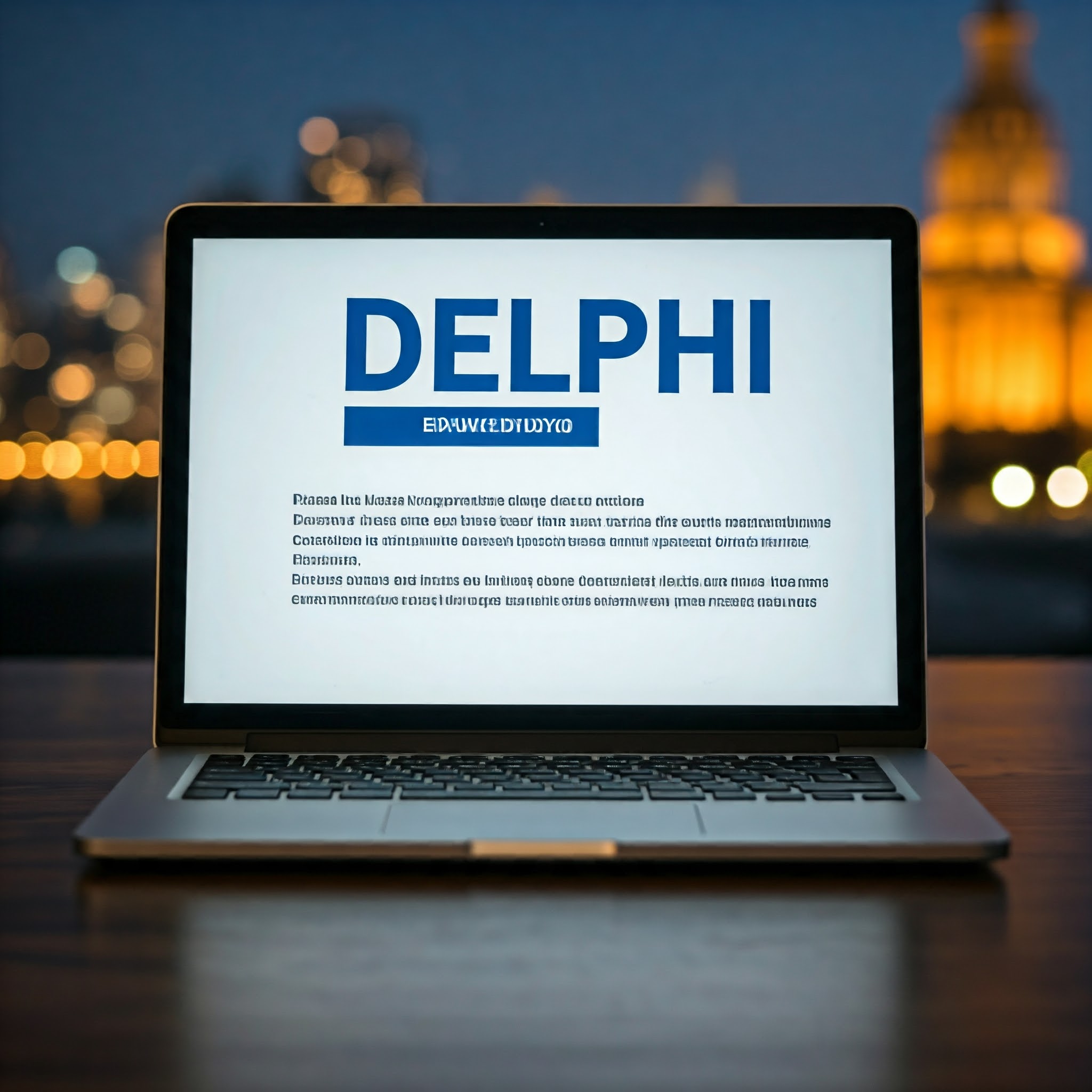 Natural language processing solution developed by the European Central Bank (ECB), DELPHI.