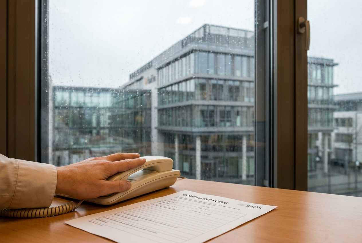 Verbraucherbeschwerde Online Portal + Consumer Helpline - BaFin