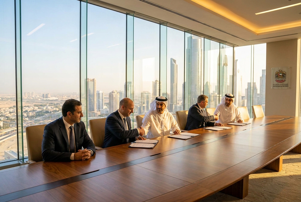 CBUAE and Presight launch a technology services-based Joint
Venture to support the Financial Infrastructure Transformation
Programme of the UAE