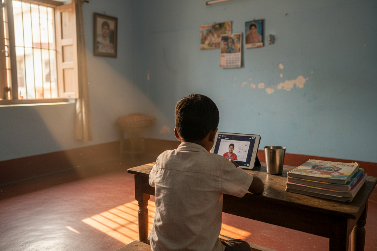 How has education technology impacted student learning in India during COVID-19?